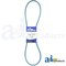 A & I Products Aramid Blue V-Belt (1/2" X 52" ) 11" x0.7" x0.5" A-A50K - alternate 1